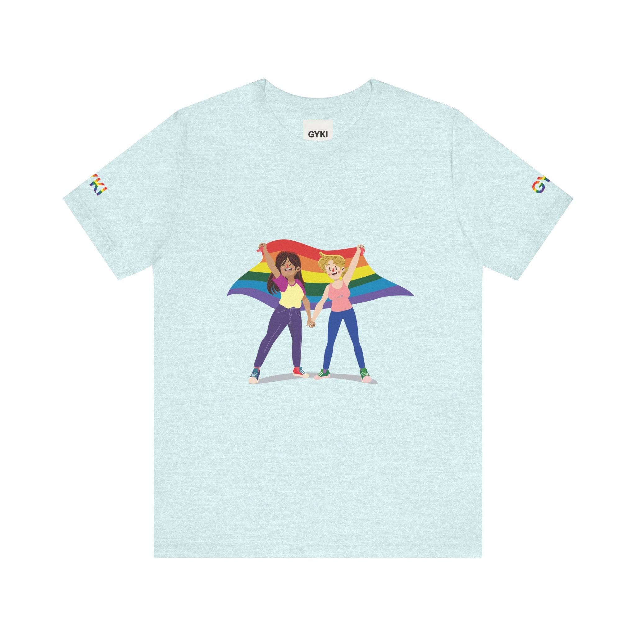 Pride Unity Tee: Rainbow Love, LGBTQ+ Shirt, Equality Apparel, Summer Festival Fashion, Unisex Graphic Tee