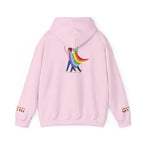 Pride Celebration Hoodie, Unisex Rainbow Sweatshirt, LGBTQ+ Gift, Cozy Hooded Pullover, Perfect for Pride Month and Everyday Wear