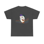 Unisex Heavy Cotton Tee with Love Embrace Design, LGBTQ Pride Shirt, Everyday Casual Wear, Gift for Friends, Inclusive Apparel