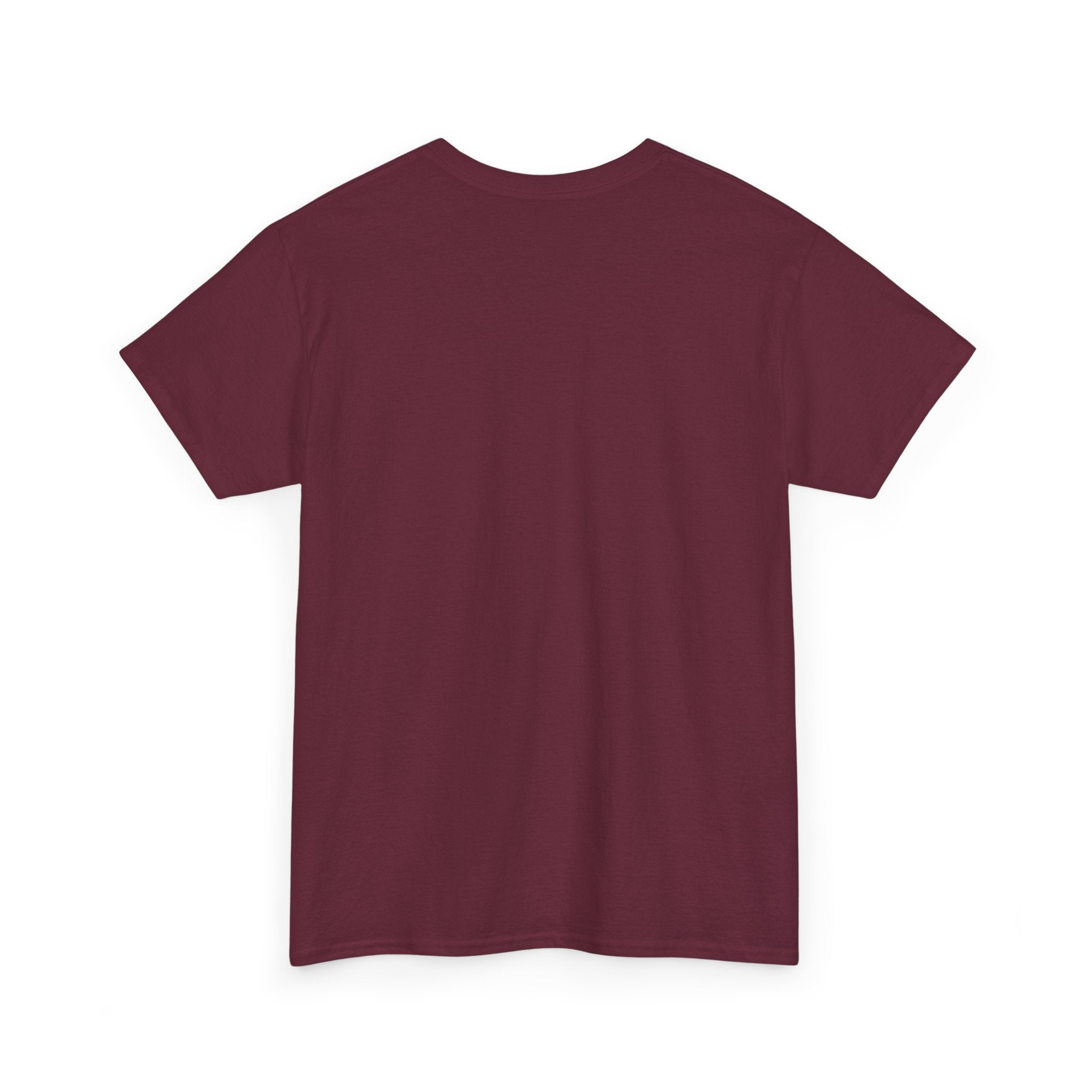 Minimalist Unisex Heavy Cotton Tee, Casual Wear, Gift for Him/Her, Everyday Fashion, Blank White Tee for All Occasions