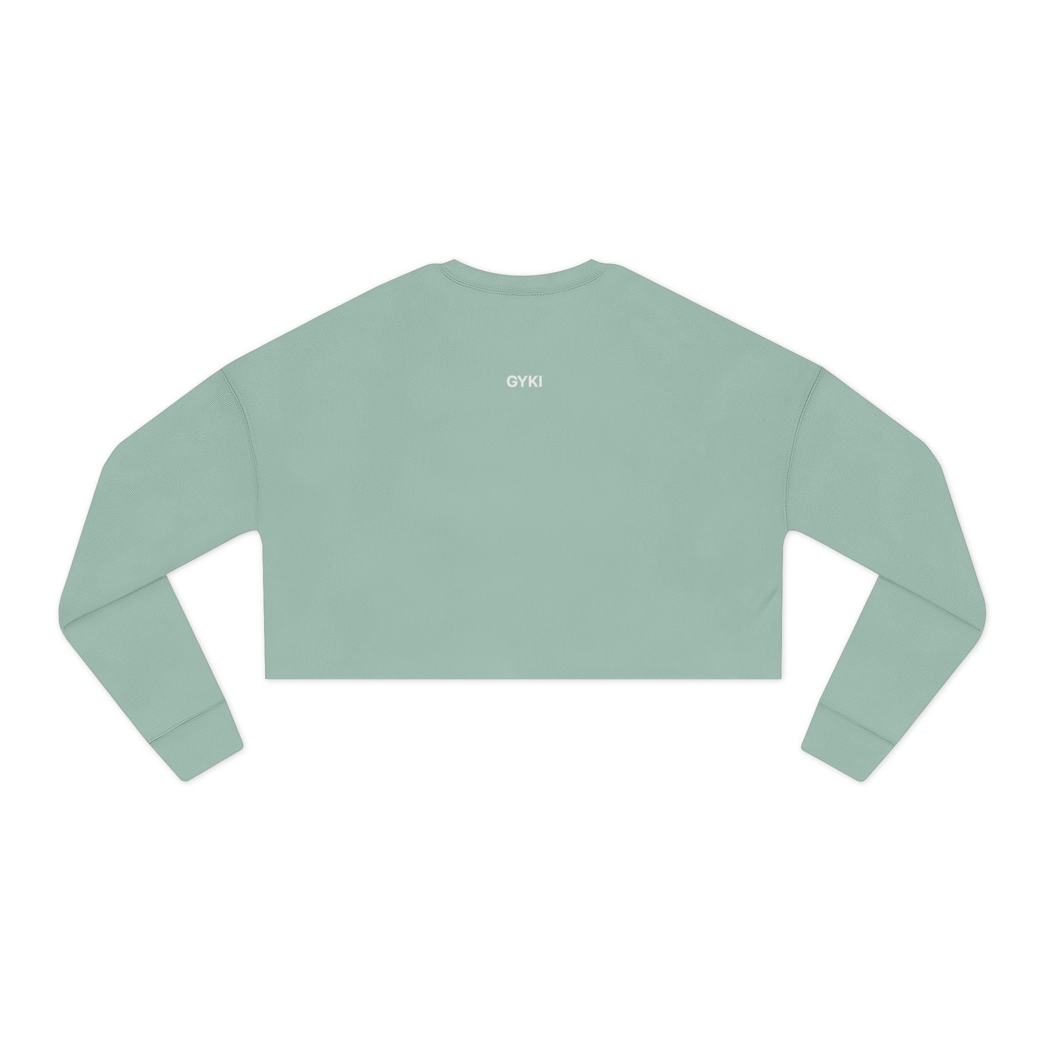 Cropped Sweatshirt with 'GYKI' - Trendy Women's Fashion, Casual Wear, Gift for Her, Spring Style, Relaxed Fit