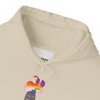 Vibrant Unisex Hooded Sweatshirt - Cozy LGBTQ+ Pride Hoodie, Comfortable Casual Wear, Colorful Everyday Style, Gift for Him/Her