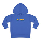 Rainbow Pride Toddler Fleece Hoodie - Cute Cozy Apparel for Kids, LGBTQ+ Support, Gift for Birthdays, Celebrations, and Playdates