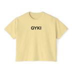 Minimalist Women's Boxy Tee, Casual Graphic T-Shirt, Trendy Summer Top, Relaxed Fit Essential, Stylish Everyday Tee