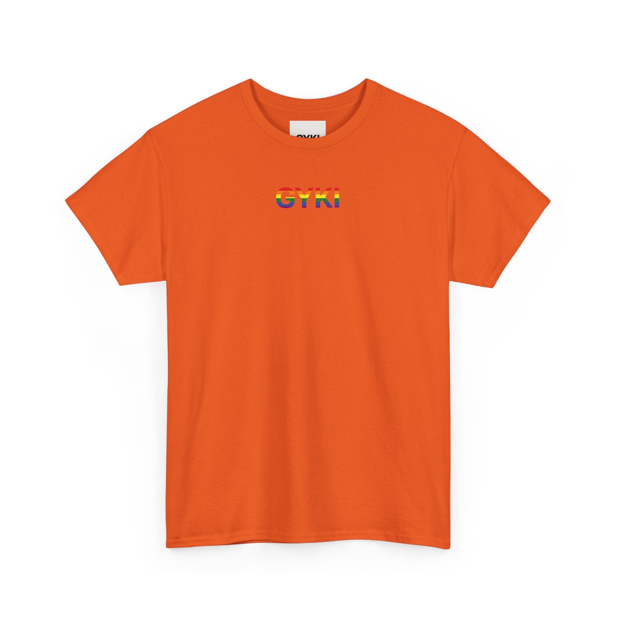 Pride Celebration Tee, Unisex Heavy Cotton Shirt, LGBTQ+ Activism Apparel, Gift for Pride Month, Rainbow Graphic T-Shirt
