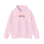 Rainbow Pride Hooded Sweatshirt, Unisex Hoodie, LGBTQ+ Apparel, Cozy Sweatshirt, Gift for Pride Month, Casual Streetwear