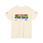 Pride Celebration Tee, Unisex Heavy Cotton Tee, LGBTQ+ Apparel, Rainbow Design Shirt, Equality T-Shirt, Gift for Pride Month