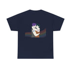 Unisex Heavy Cotton Tee with Love Embrace Design, LGBTQ Pride Shirt, Everyday Casual Wear, Gift for Friends, Inclusive Apparel