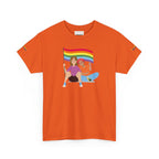 Pride Celebration Graphic Tee, LGBTQ+ Unisex Heavy Tee, Pride Month, Festival Outfit, Everyday Wear, Gift for Allies