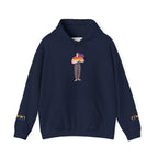 Vibrant Unisex Hooded Sweatshirt - Cozy LGBTQ+ Pride Hoodie, Comfortable Casual Wear, Colorful Everyday Style, Gift for Him/Her