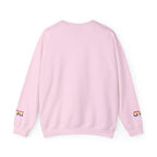 Pride Love Crewneck Sweatshirt | Unisex LGBTQ+ Pullover, LGBTQ Pride Apparel, Rainbow Sweatshirt, Couple Sweatshirt, Everyday Comfort