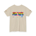 Pride Celebration Tee, Unisex Heavy Cotton Tee, LGBTQ+ Apparel, Rainbow Design Shirt, Equality T-Shirt, Gift for Pride Month