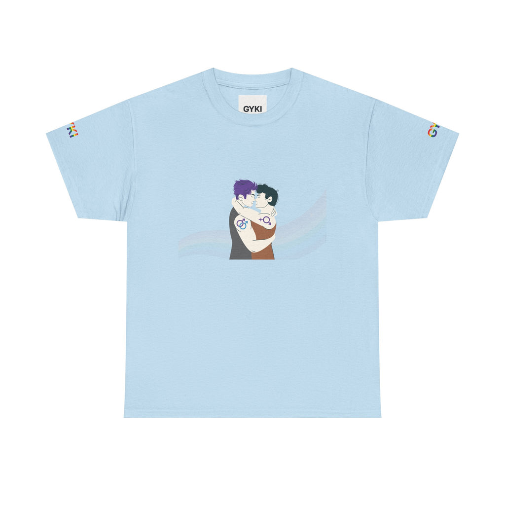 Embrace Art Unisex T-Shirt, Comfortable Cotton Tee, Casual Wear, Gift for Couples, Unique Artwork Tee