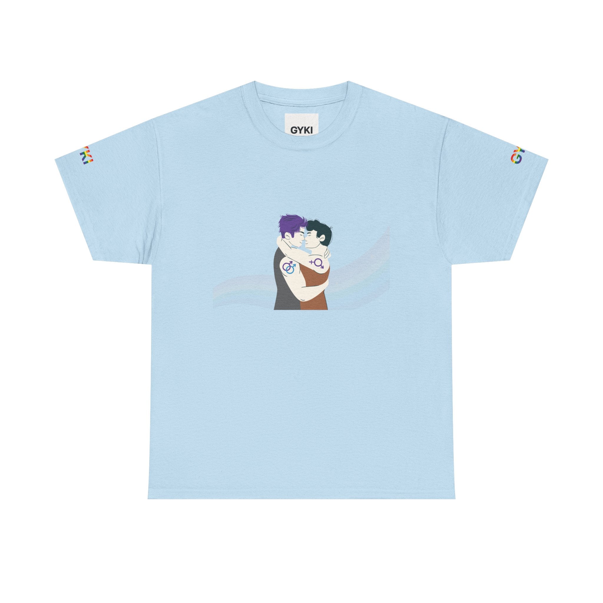 Embrace Art Unisex T-Shirt, Comfortable Cotton Tee, Casual Wear, Gift for Couples, Unique Artwork Tee