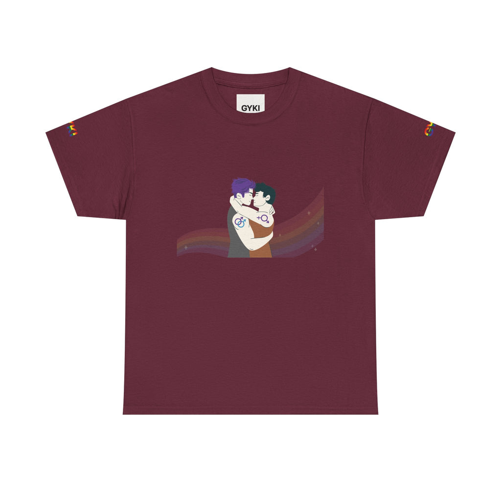 Embrace Art Unisex T-Shirt, Comfortable Cotton Tee, Casual Wear, Gift for Couples, Unique Artwork Tee
