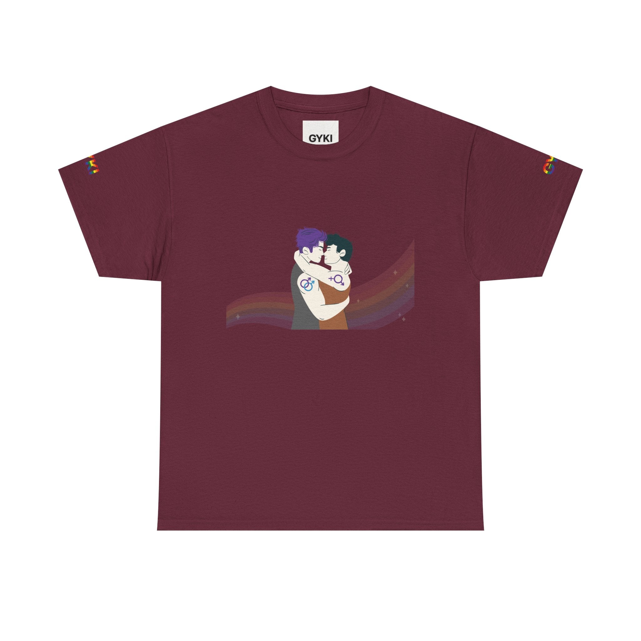Embrace Art Unisex T-Shirt, Comfortable Cotton Tee, Casual Wear, Gift for Couples, Unique Artwork Tee