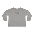 Colorful Rainbow Toddler Long Sleeve Tee, Kids Gift, Birthday Outfit, Pride Apparel, Cute and Comfy Tee for Little Ones