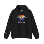 Pride Hooded Sweatshirt, LGBTQ+ Pullover, Unisex Casual Wear, Fun Gift for Pride Month, Inclusive Clothing, Rainbow Apparel