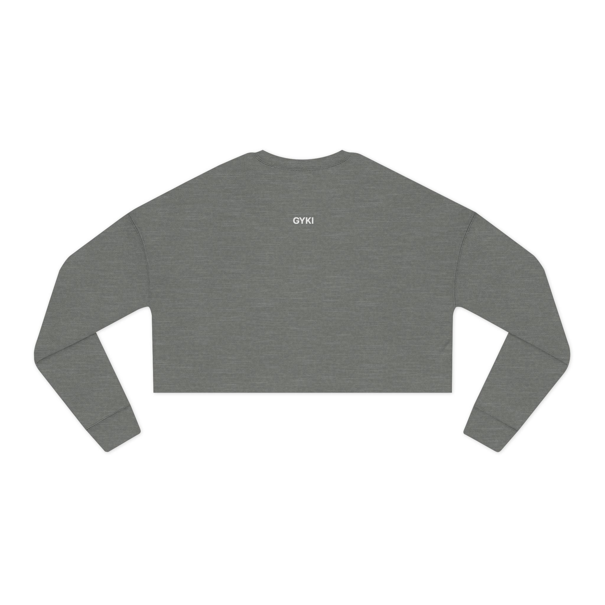Cropped Sweatshirt with 'GYKI' - Trendy Women's Fashion, Casual Wear, Gift for Her, Spring Style, Relaxed Fit