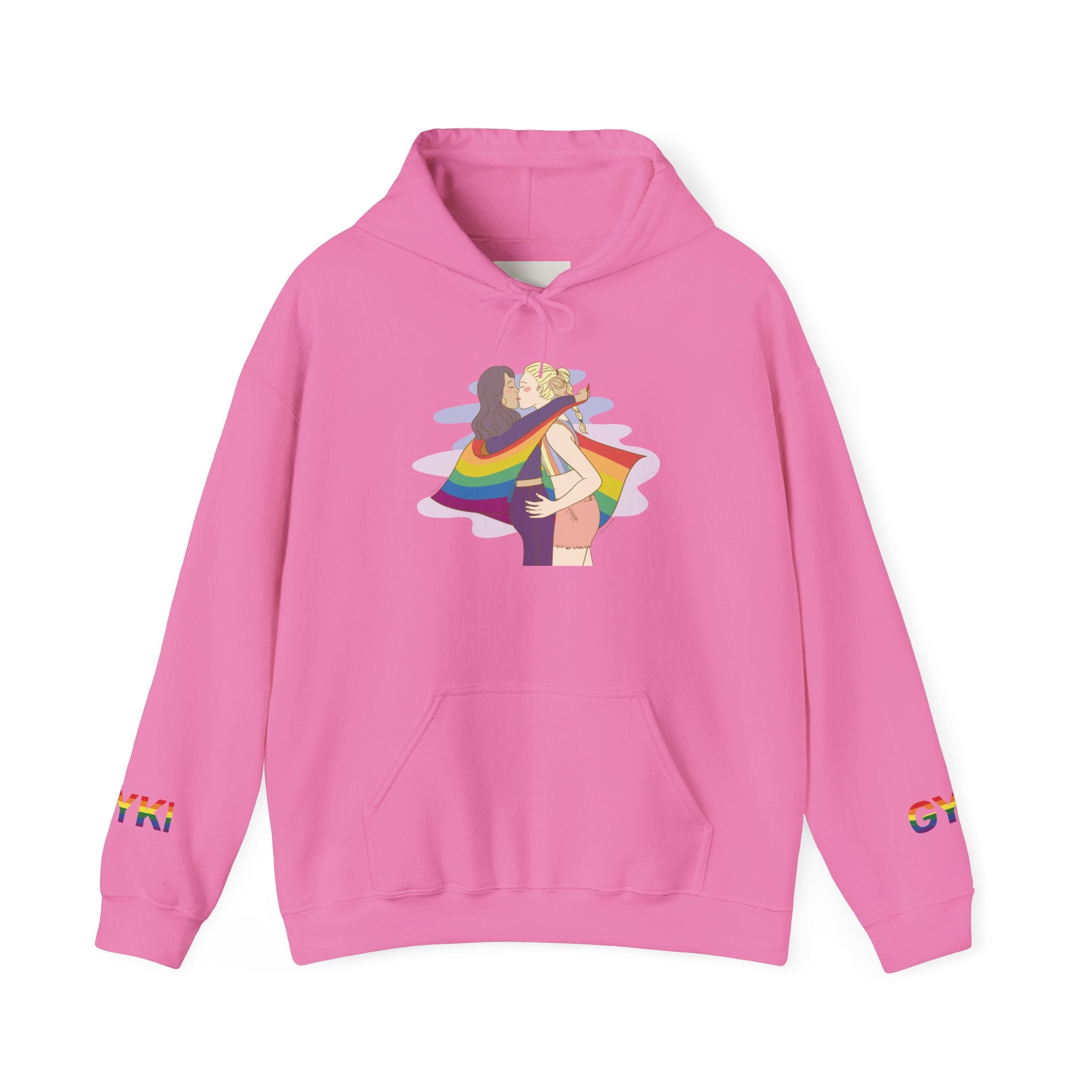 Pride Romance Hoodie | Cozy LGBTQ+ Sweatshirt, Love & Equality Apparel, Chill LGBTQ Gifts, Festival Outfits, Unisex Comfort