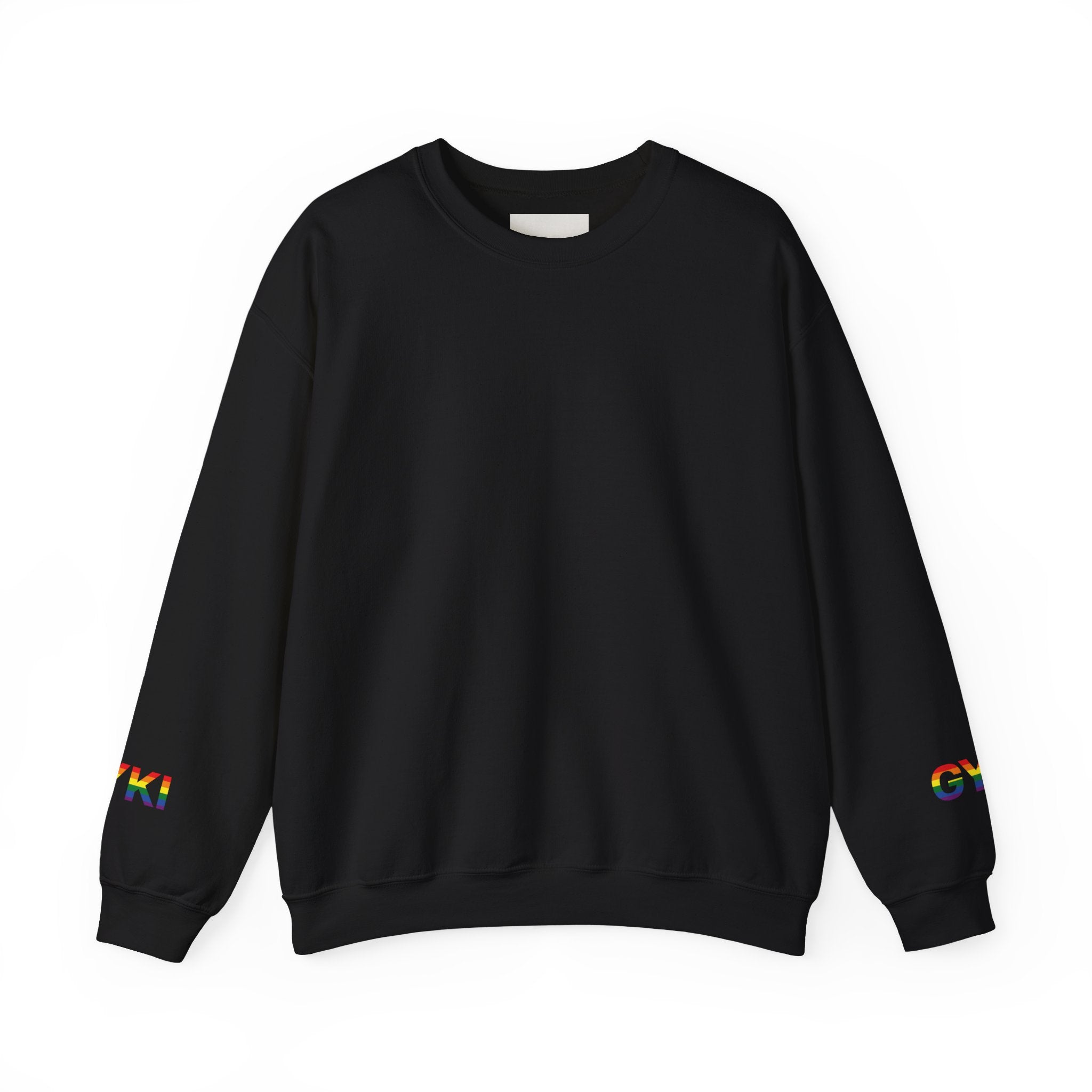Pride Rainbow Crewneck Sweatshirt, LGBTQ+ Apparel, Unisex Sweatshirt, Celebration Outfit, Comfortable Fashion, Gift for Pride Month