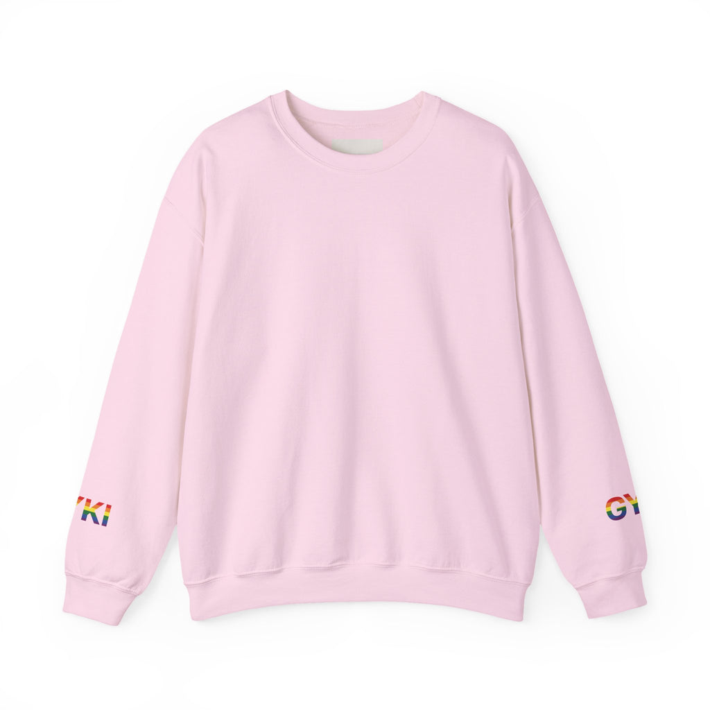 Pride Celebration Crewneck Sweatshirt, Unisex Sweatshirt, LGBTQ+ Apparel, Rainbow Sweatshirt, Equality Gift, Cozy Layering