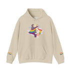 Pride Romance Hoodie | Cozy LGBTQ+ Sweatshirt, Love & Equality Apparel, Chill LGBTQ Gifts, Festival Outfits, Unisex Comfort