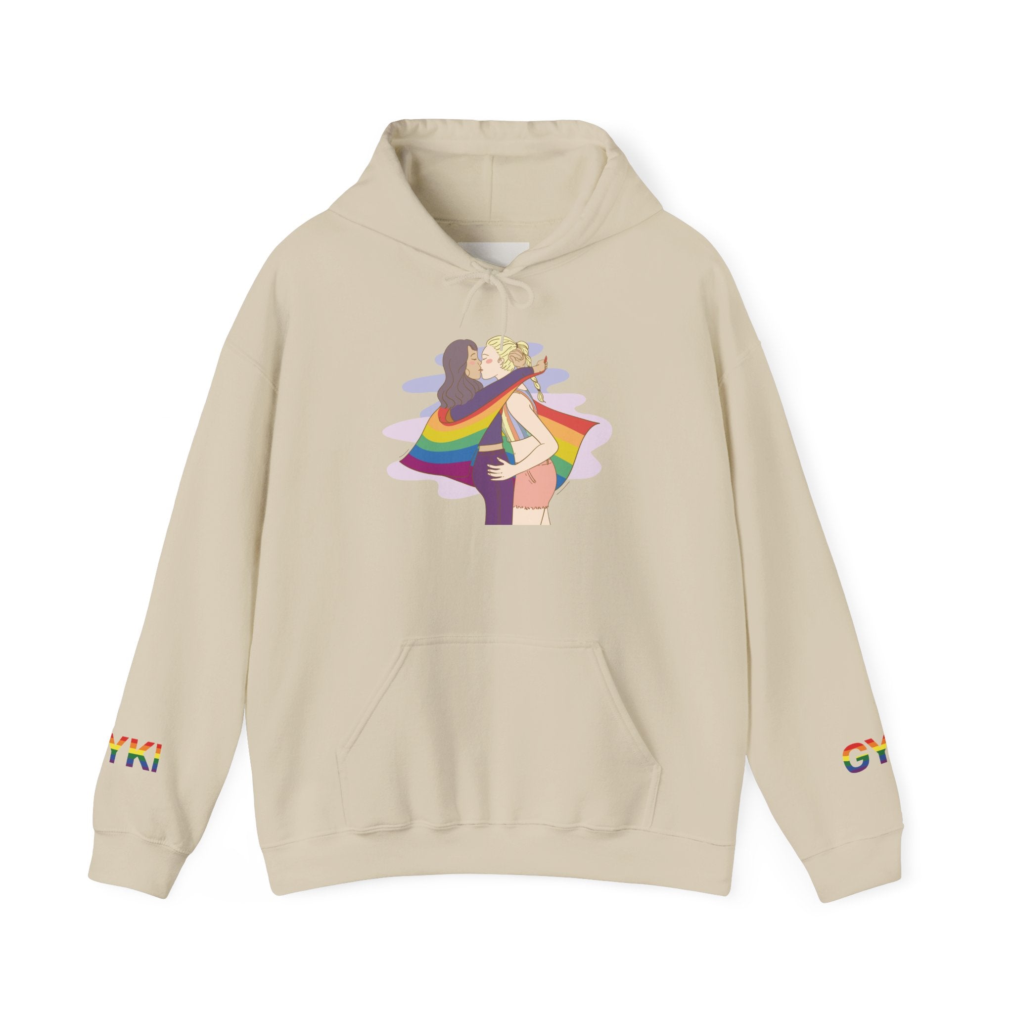 Pride Romance Hoodie | Cozy LGBTQ+ Sweatshirt, Love & Equality Apparel, Chill LGBTQ Gifts, Festival Outfits, Unisex Comfort