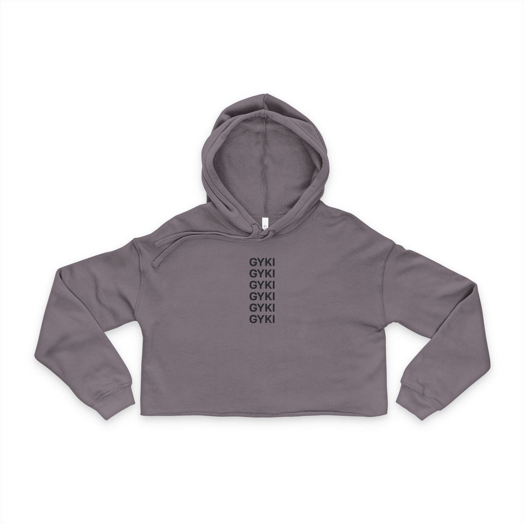 Chic Women's Cropped Hoodie, Stylish Sweatshirt, Trendy Lounge Wear, Gift for Her, Casual Outfit, Spring Fashion