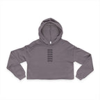 Chic Women's Cropped Hoodie, Stylish Sweatshirt, Trendy Lounge Wear, Gift for Her, Casual Outfit, Spring Fashion