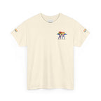 Artistic Unisex Heavy Cotton Tee, Casual Wear, Themed Gift, Comfortable Everyday Tee, Vibrant Design, Ideal for Festivals