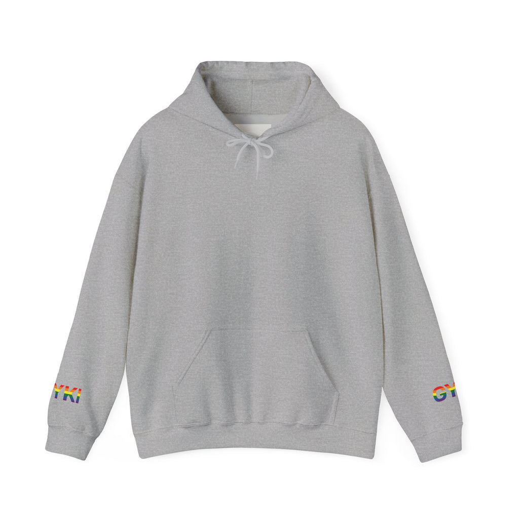 Pride Celebration Hoodie, Unisex Rainbow Sweatshirt, LGBTQ+ Gift, Cozy Hooded Pullover, Perfect for Pride Month and Everyday Wear