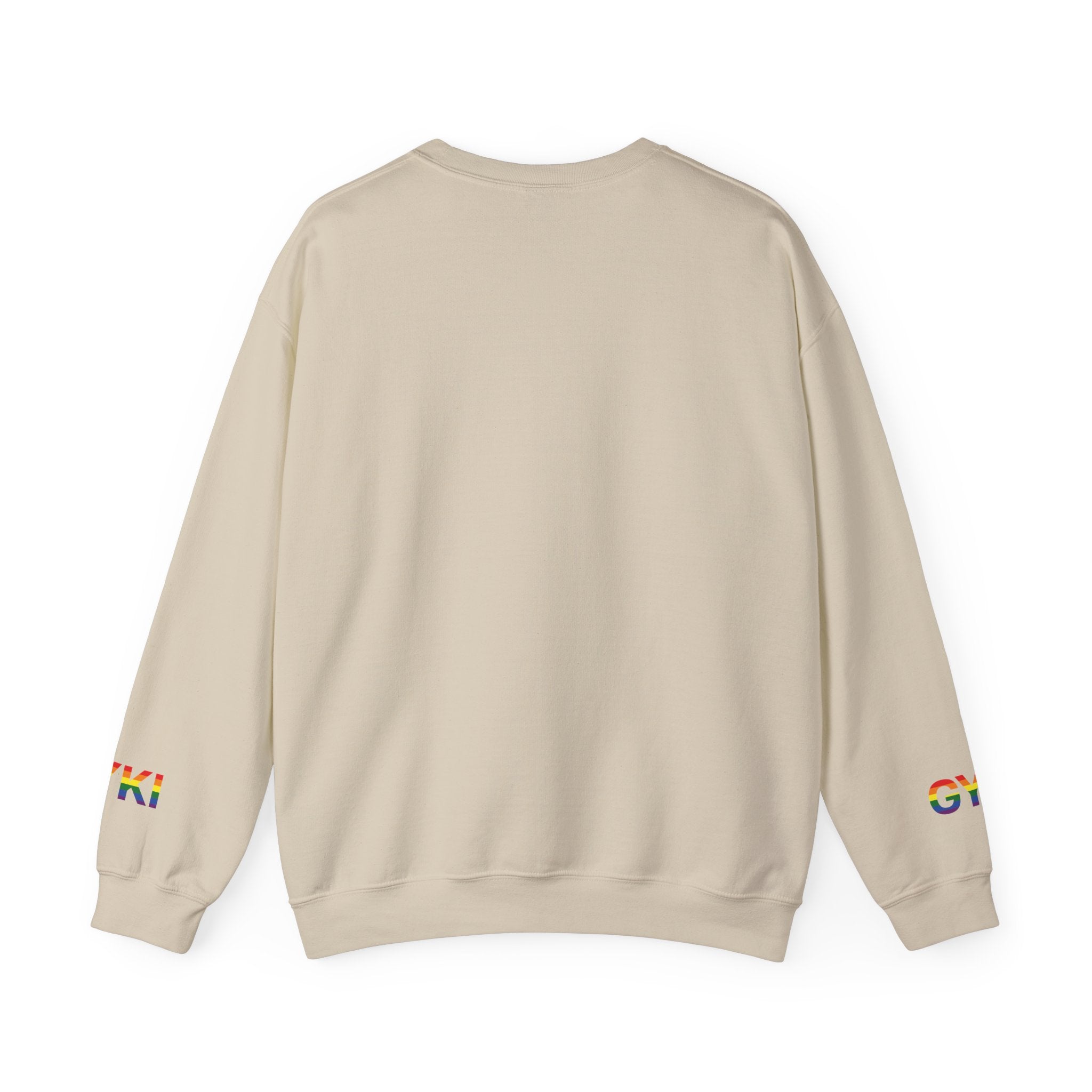 LGBTQ+ Love Unisex Crewneck Sweatshirt, Rainbow Sweatshirt, Pride Apparel, Gender Equality, Cozy LGBTQ Gift, Gender Expression Fashion