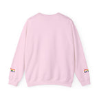 Pride Love Crewneck Sweatshirt, LGBTQ+ Sweatshirt, Unisex Rainbow Sweatshirt, Equality Gift, Gender Equality Apparel