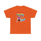 Pride Celebration Unisex Tee, LGBTQ+ T-Shirt, Rainbow Graphic Tee, Gift for Pride Month, Comfortable Cotton Top