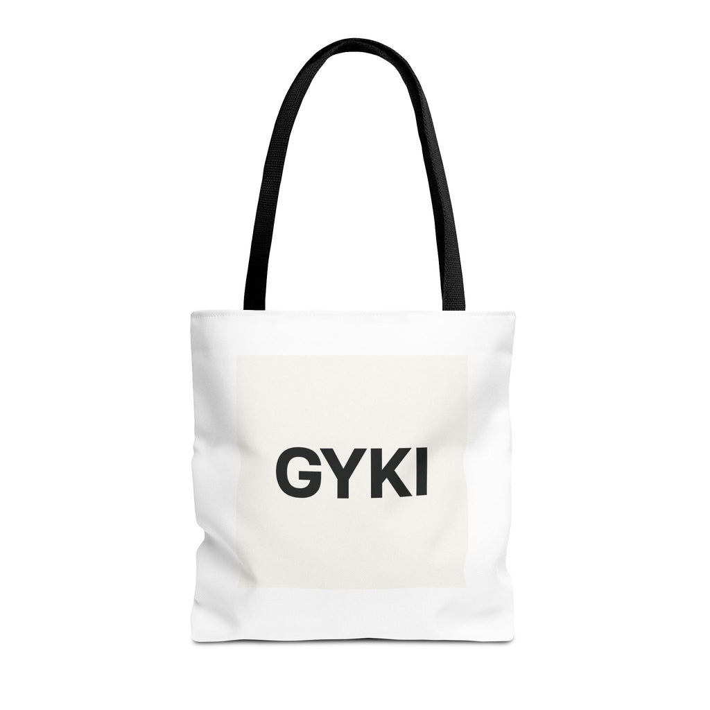 Stylish AOP Tote Bag with GYKI Design | Trendy Eco-Friendly Shopper | Perfect for Everyday Use, Gifts, Travel, and Events