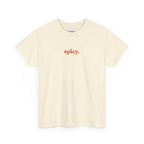 Spicy Unisex Heavy Cotton Tee | Trendy Graphic Tee, Casual Wear, Gift for Foodies, Summer Vibes, Everyday Comfort