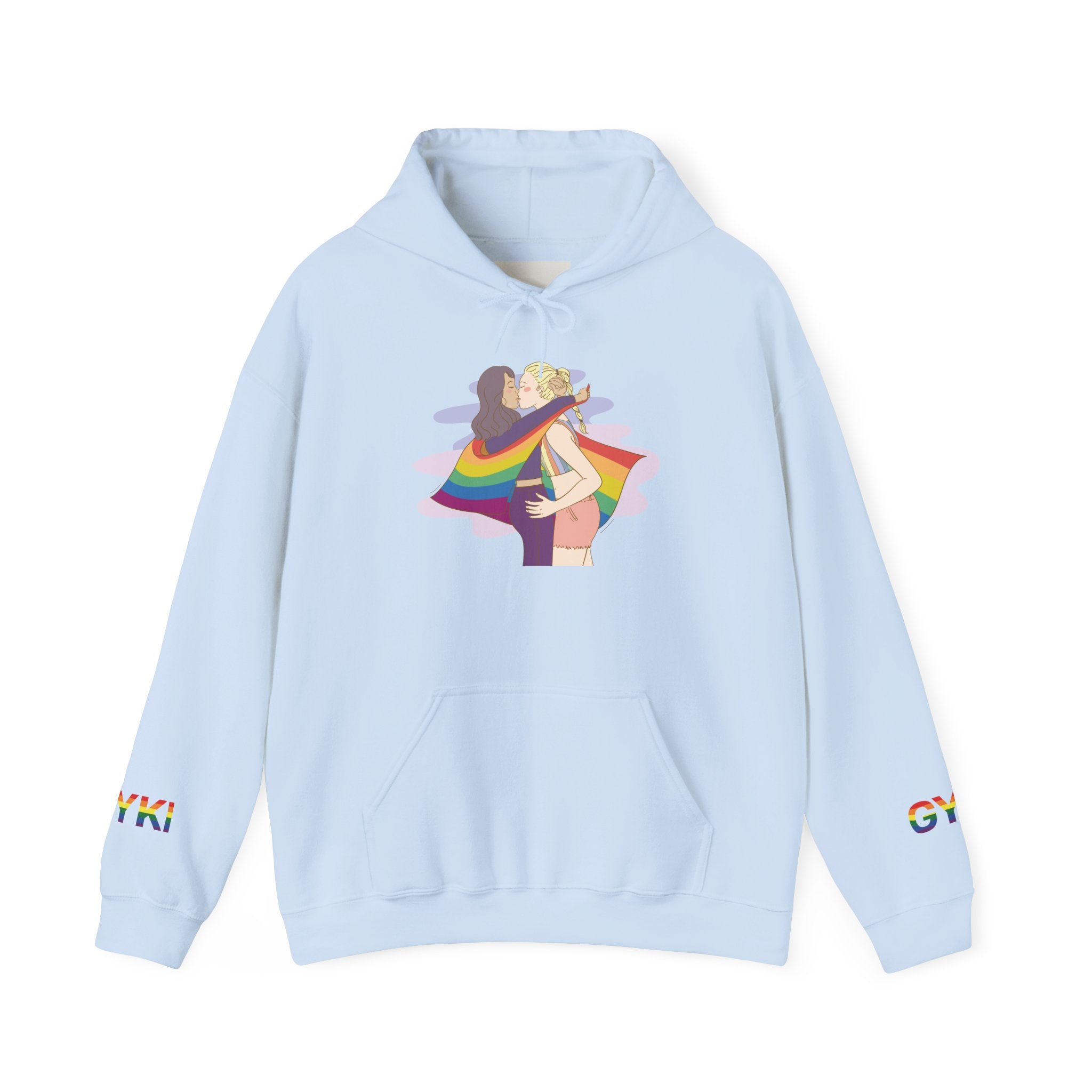 Pride Romance Hoodie | Cozy LGBTQ+ Sweatshirt, Love & Equality Apparel, Chill LGBTQ Gifts, Festival Outfits, Unisex Comfort