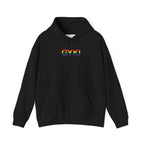 Rainbow Pride Hooded Sweatshirt, Unisex Hoodie, LGBTQ+ Apparel, Cozy Sweatshirt, Gift for Pride Month, Casual Streetwear