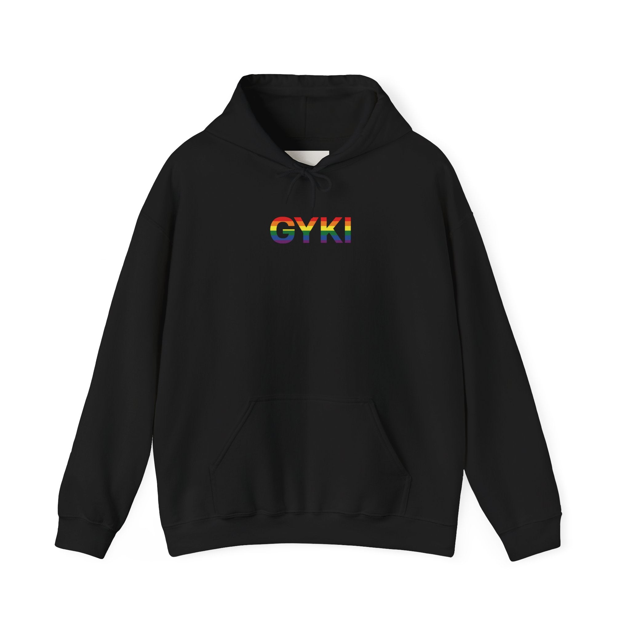 Rainbow Pride Hooded Sweatshirt, Unisex Hoodie, LGBTQ+ Apparel, Cozy Sweatshirt, Gift for Pride Month, Casual Streetwear