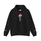 Vibrant Unisex Hooded Sweatshirt - Cozy LGBTQ+ Pride Hoodie, Comfortable Casual Wear, Colorful Everyday Style, Gift for Him/Her