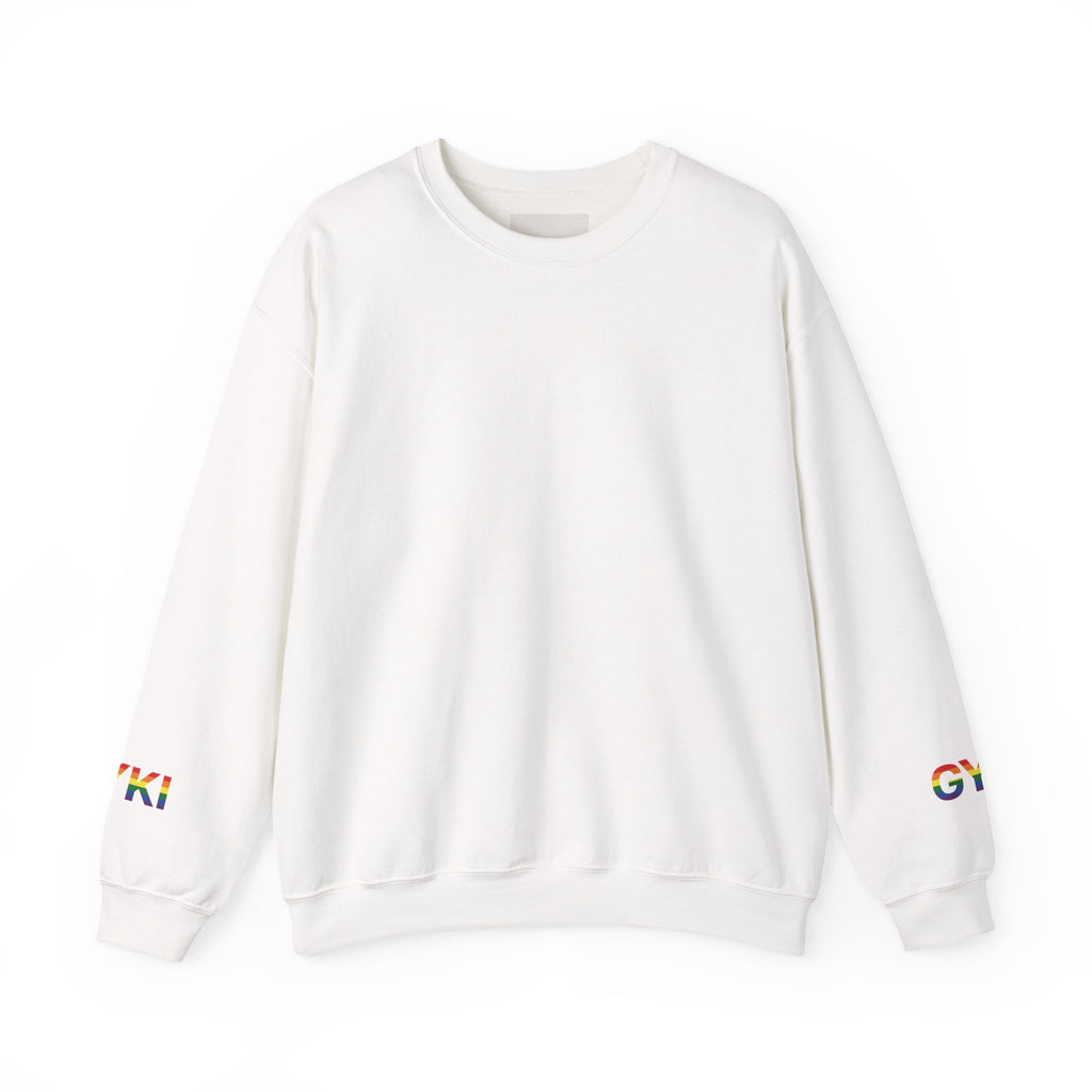 Pride Celebration Crewneck Sweatshirt, Unisex Sweatshirt, LGBTQ+ Apparel, Rainbow Sweatshirt, Equality Gift, Cozy Layering