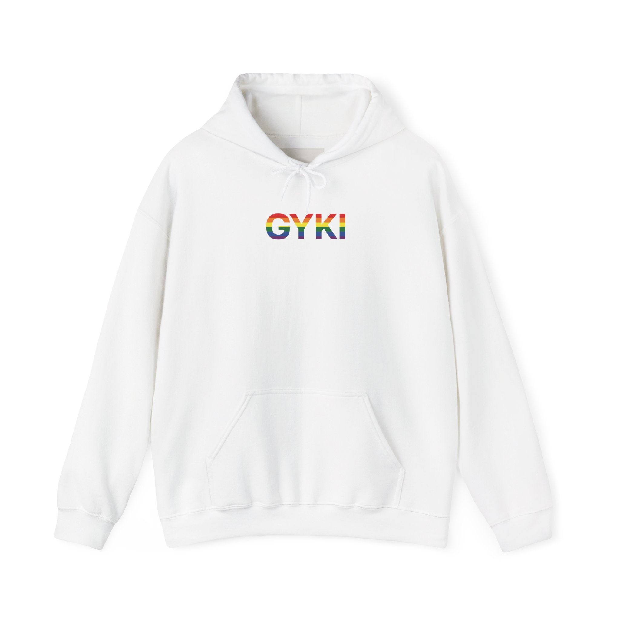Rainbow Pride Hooded Sweatshirt, Unisex Hoodie, LGBTQ+ Apparel, Cozy Sweatshirt, Gift for Pride Month, Casual Streetwear