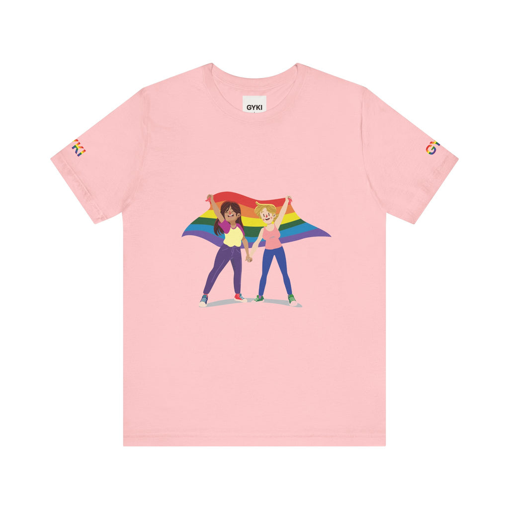 Pride Unity Tee: Rainbow Love, LGBTQ+ Shirt, Equality Apparel, Summer Festival Fashion, Unisex Graphic Tee