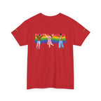 Pride Celebration Tee, Unisex Heavy Cotton Tee, LGBTQ+ Apparel, Rainbow Design Shirt, Equality T-Shirt, Gift for Pride Month