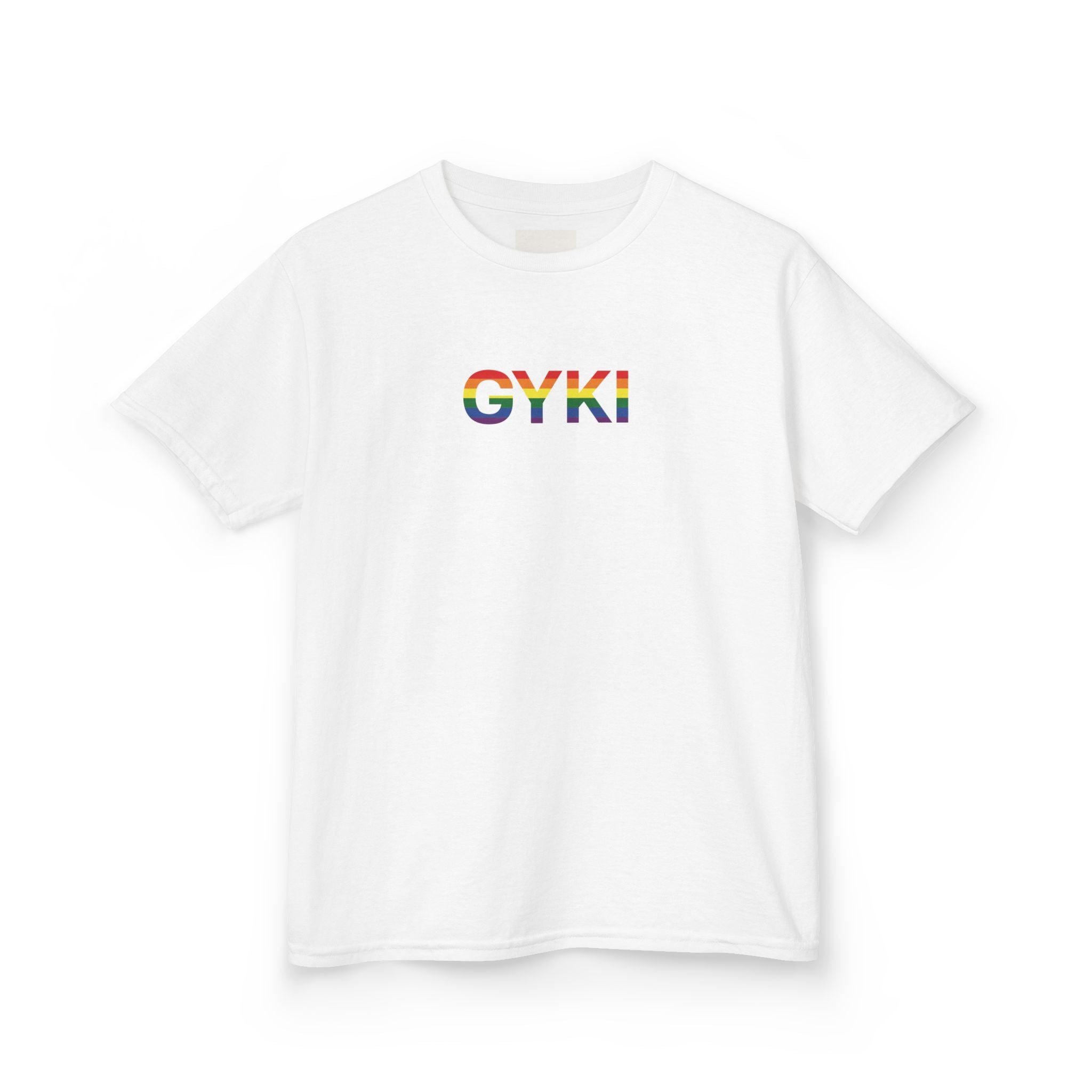 Rainbow Pride Kids Tee, Colorful T-Shirt for Children, Fun Casual Wear, LGBTQ+ Support Shirt, Birthday Gift, Summer Outfit