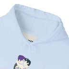 Whimsical Cartoon Duo Unisex Hoodie, Cozy Sweatshirt, Ideal Gift for Friends, Fun Fashion for All, Great for Events and Gatherings