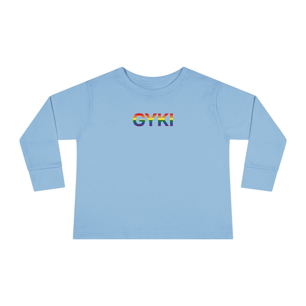 Colorful Rainbow Toddler Long Sleeve Tee, Kids Gift, Birthday Outfit, Pride Apparel, Cute and Comfy Tee for Little Ones