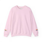 Pride Rainbow Crewneck Sweatshirt, LGBTQ+ Apparel, Unisex Sweatshirt, Celebration Outfit, Comfortable Fashion, Gift for Pride Month