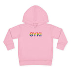 Rainbow Pride Toddler Fleece Hoodie - Cute Cozy Apparel for Kids, LGBTQ+ Support, Gift for Birthdays, Celebrations, and Playdates